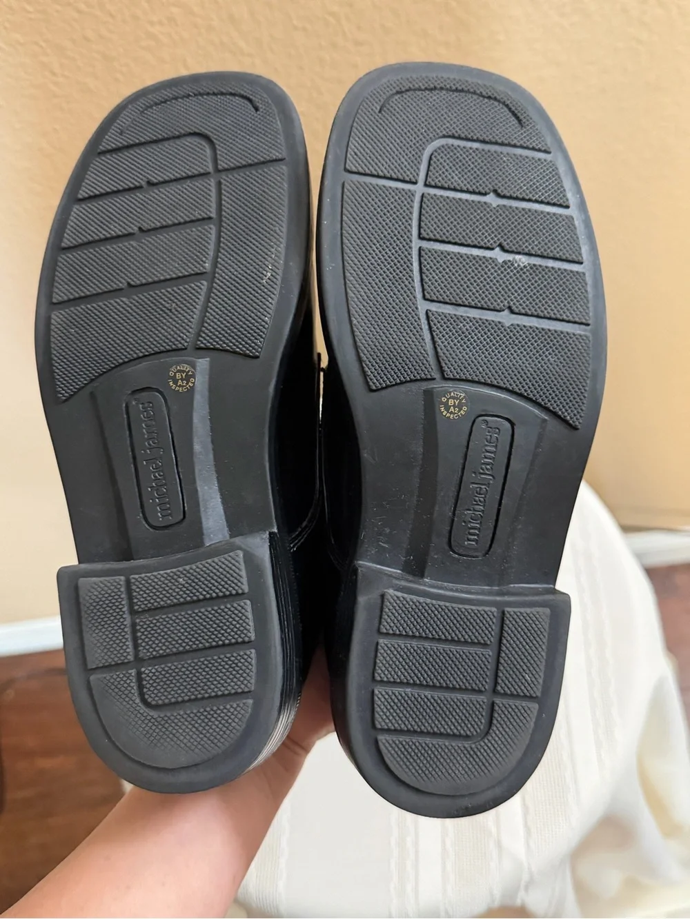 Boys' Classic Black Lace-Up Dress Shoes